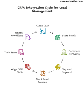 CRM integration in lead management best practices.