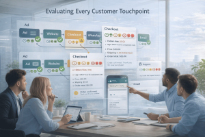 Evaluating customer touchpoints