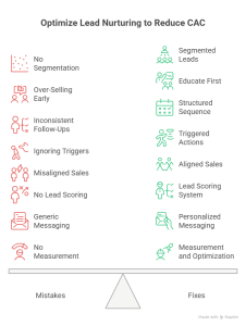 Common Lead Nurturing mistakes