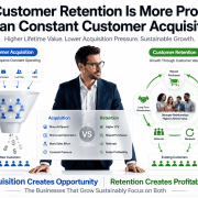 Customer retention is profitable than customer acquisition