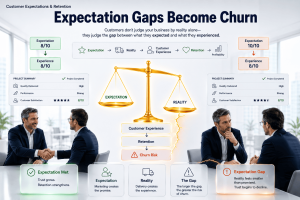 customer expectation gap become churn