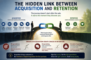 Hidden Link between Customer Retention and Acquisition