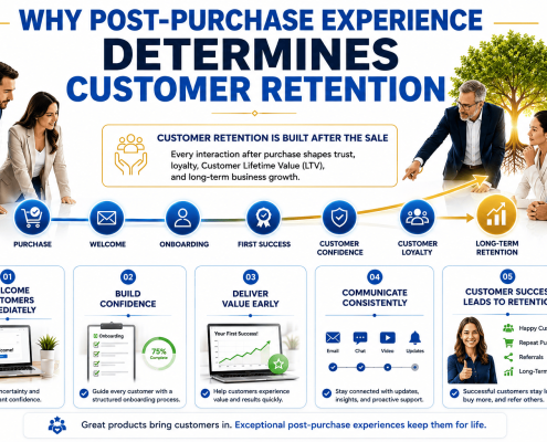 Post-purchase experience determines customer retention