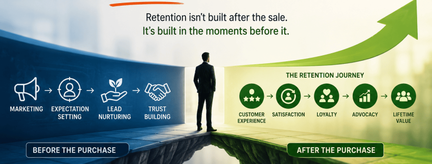 Customer Retention starts before the first purchase